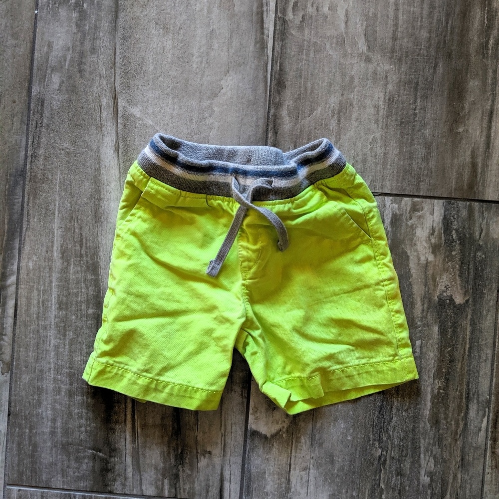 Baby Gap Neon Green Shorts